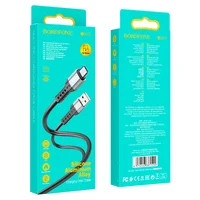 Дата кабель Borofone BX64 Special USB to MicroUSB (1m) Чорний