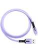 Дата кабель Usams US-SJ431 U51 Silicone USB to Lightning (1m) Фиолетовый