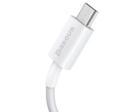 Дата кабель Baseus Superior Series Fast Charging MicroUSB Cable 2A (1m) (CAMYS) Белый