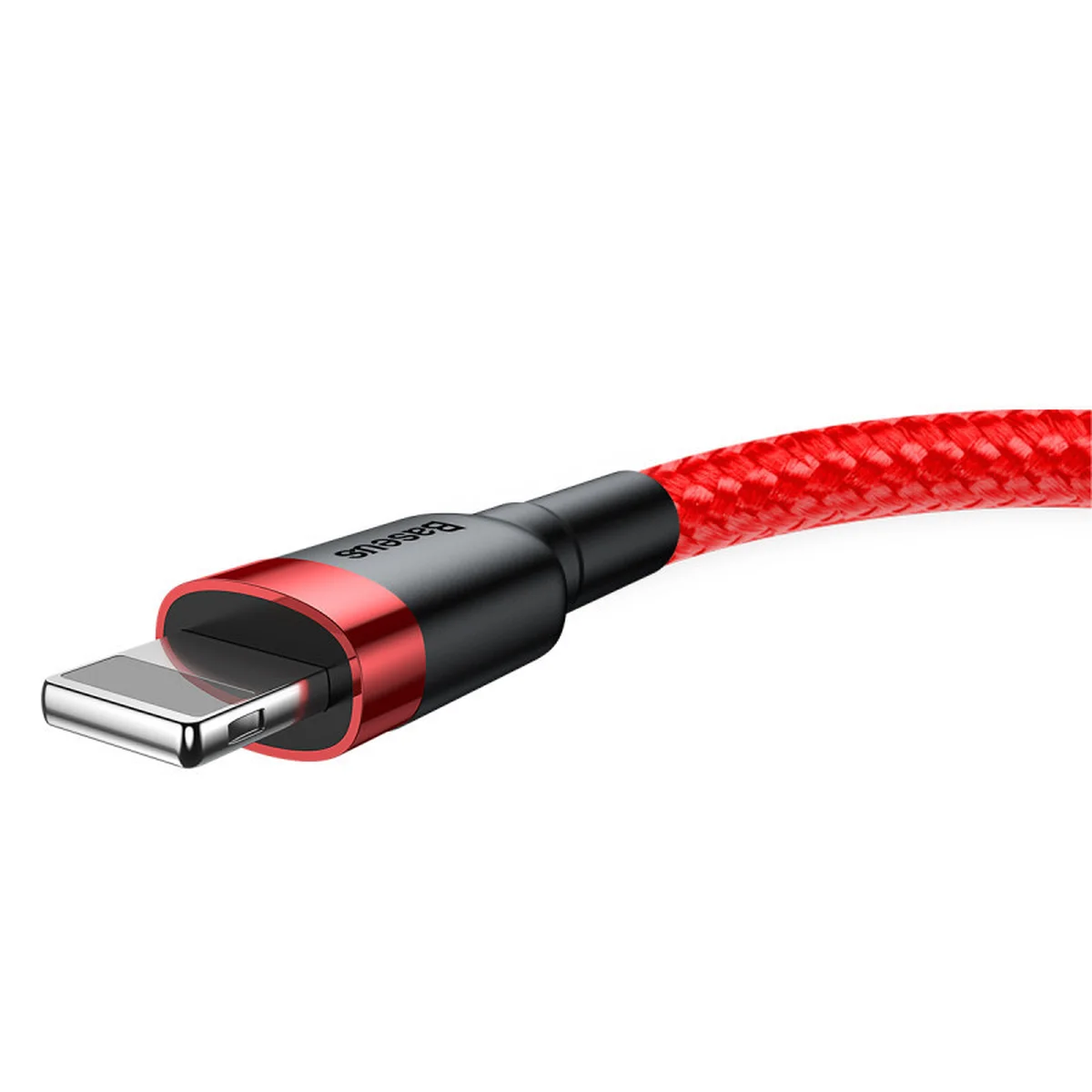 Дата кабель Baseus Cafule Lightning Cable 1.5A (2m) Червоний / Чорний