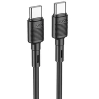 Дата кабель Hoco X83 Victory PD 60W Type-C to Type-C (1m) Black