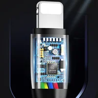 Дата кабель Usams US-SJ364 U35 USB to Lightning 2A (1m) Черный