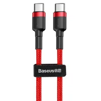 Дата кабель Baseus Cafule Type-C to Type-C Cable PD 2.0 60W (2m) (CATKLF-H) Червоний
