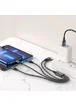 Дата кабель Hoco X76 4in1 2xLightning + Type-C + MicroUSB (1m) Black