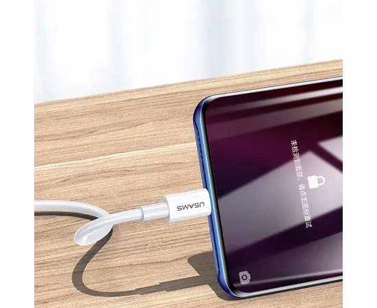Дата кабель Usams US-SJ408 U44 Fast Charging USB to Type-C 5A (1.2m) Серый