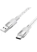 Дата кабель Hoco X99 Crystal Junction USB to Type-C (1.2m) Gray