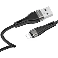 Дата кабель Borofone BX46 Rush USB to Lightning (1m) Черный