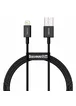 Дата кабель Baseus Superior Series Fast Charging Lightning Cable 2.4A (1m) (CALYS-A) Черный