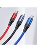 Дата кабель Usams US-SJ549 U71 USB + Type-C to Triple Head 3in1 (1.2m) Black
