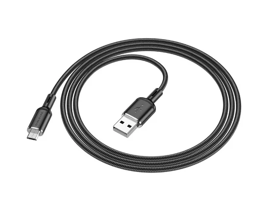 Дата кабель Borofone BX90 Cyber USB to MicroUSB (1m) Black