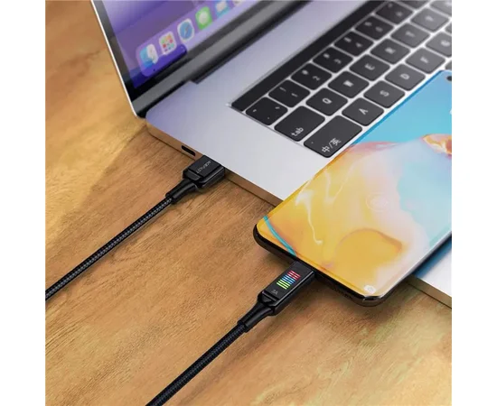 Дата кабель Acefast C7-04 USB-A to USB-C zinc alloy Black