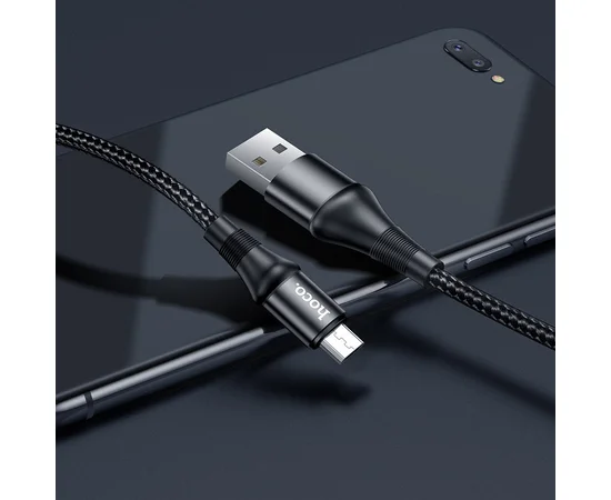 Дата кабель Hoco X50 "Excellent" USB to MicroUSB (1m) Черный