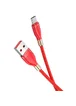 Дата кабель Hoco U92 "Gold collar" Type-C (1.2 m) Красный