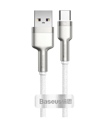 Дата кабель Baseus Cafule Series Metal USB to Type-C 40W (2m) Белый