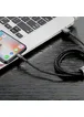 Дата кабель Baseus Cafule Lightning Cable Special Edition 2.4A (1m) (CALKLF) Серый