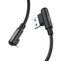 Дата кабель Borofone BX58 Lucky USB to Lightning (1m) Черный