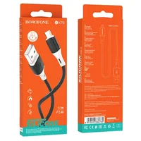 Дата кабель Borofone BX79 USB to MicroUSB (1m) Черный