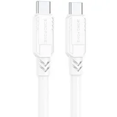 Дата кабель Borofone BX81 Type-C to Type-C 60W (1m) Белый