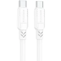 Дата кабель Borofone BX81 Type-C to Type-C 60W (1m) Белый