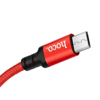 Дата кабель Hoco X14 Times Speed Micro USB Cable (1m) Красный