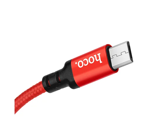 Дата кабель Hoco X14 Times Speed Micro USB Cable (1m) Красный