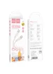 Дата кабель Hoco X97 Crystal color Type-C to Type-C 60W (1m) Light pink
