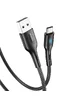 Дата кабель USAMS US-SJ460 U-Bob Series USB to Type-C Smart Power-off Cable (1.2m) Черный
