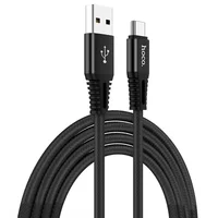 Дата кабель Hoco X22 5A Quick Charger Type-C Cable (1m) Черный