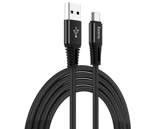 Дата кабель Hoco X22 5A Quick Charger Type-C Cable (1m) Черный
