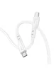 Дата кабель Hoco X97 Crystal color Type-C to Type-C 60W (1m) White