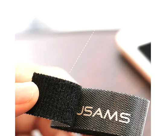 Стяжка-липучка для кабелей Usams US-ZB060 20mm * 5m Черный