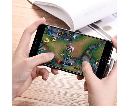 Дата кабель Hoco U42 Exquisite Steel Micro USB Cable (1.2m) Белый