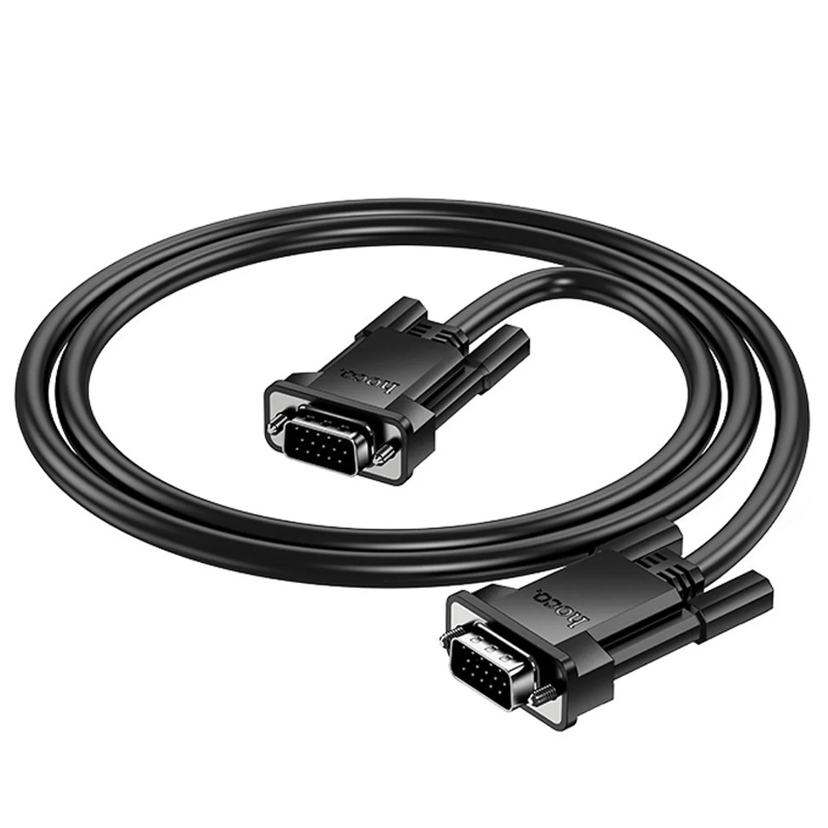 Дата кабель Hoco US11 VGA male to VGA male HD (1m) Black