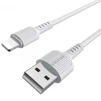 Дата кабель Borofone BX16 USB to Lightning (1m) Белый