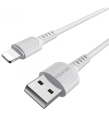 Дата кабель Borofone BX16 USB to Lightning (1m) Білий