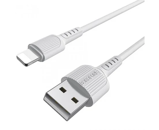 Дата кабель Borofone BX16 USB to Lightning (1m) Белый