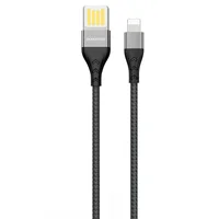 Дата кабель Borofone BU11 Tasteful USB to Lightning (1.2m) Чорний
