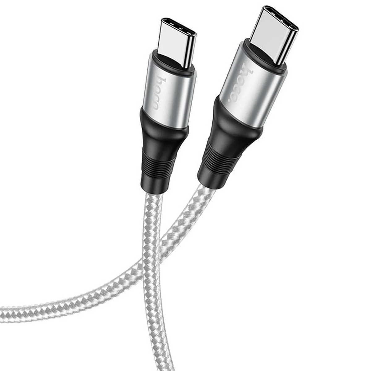 Дата кабель Hoco X50 "Excellent" Type-C to Type-C (1m) Сірий