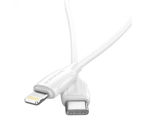 Дата кабель Borofone BX19 Type-C to Lightning (1m) Белый