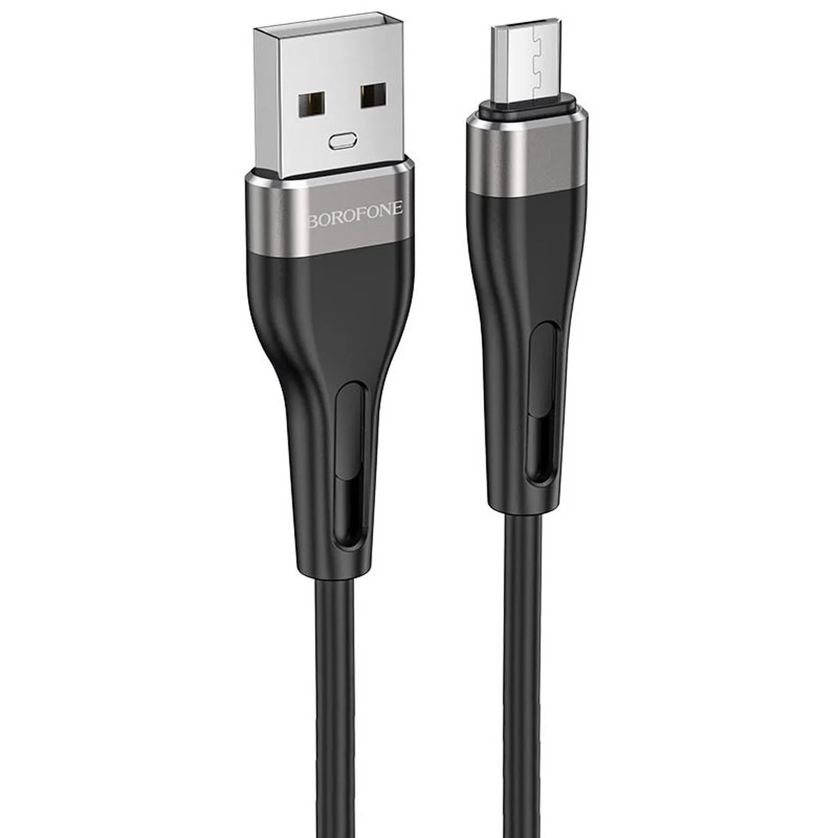 Дата кабель Borofone BX46 Rush USB to MicroUSB (1m) Черный