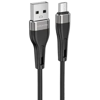 Дата кабель Borofone BX46 Rush USB to MicroUSB (1m) Черный