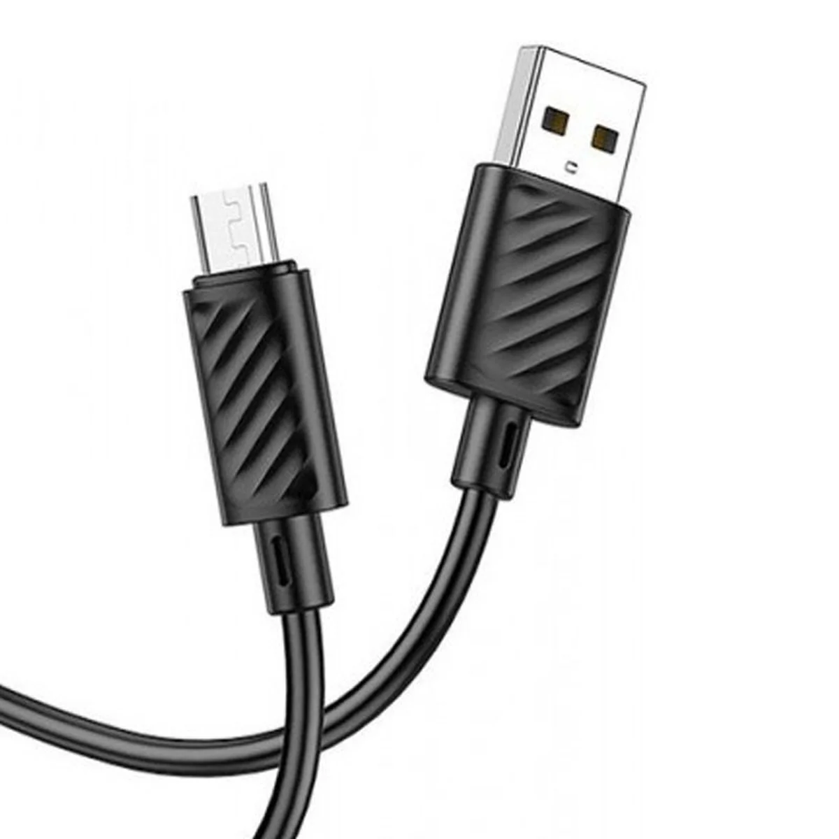 Дата кабель Hoco X88 Gratified USB to Micro-USB (1m) Black