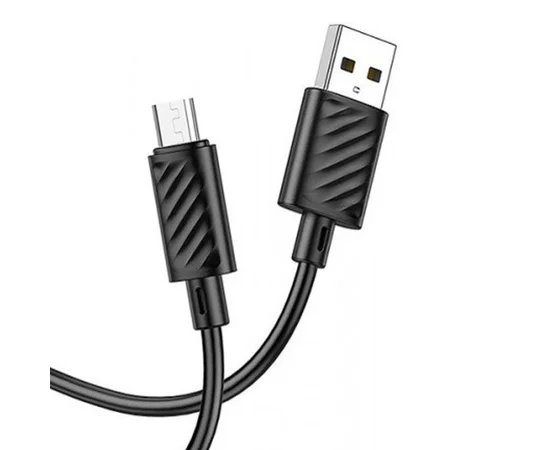 Дата кабель Hoco X88 Gratified USB to Micro-USB (1m) Black