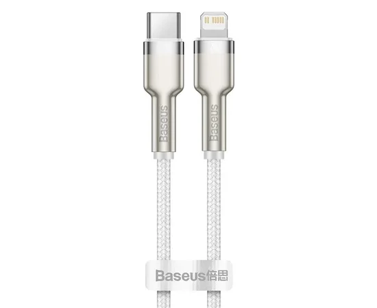 Дата кабель Baseus Cafule Series Metal Type-C to Lightning PD 20W (2m) Білий