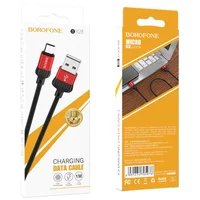 Дата кабель Borofone BX28 Dignity USB to MicroUSB (1m) Красный