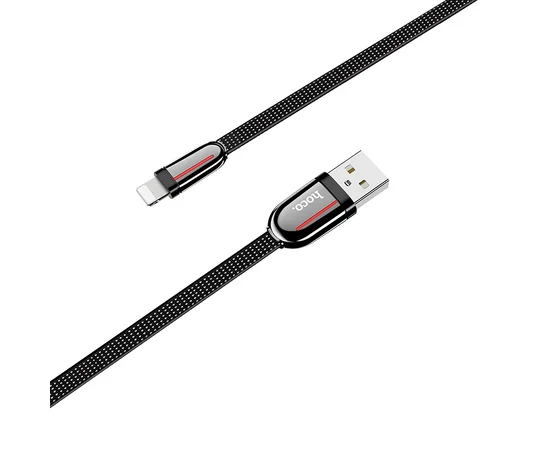 Дата кабель Hoco U74 "Grand" Lightning (1.2m) Черный