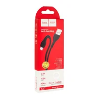 Дата кабель Hoco X37 "Cool power&rdquo; Lightning (1m) Черный