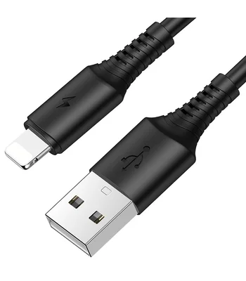 Дата кабель Borofone BX47 Coolway USB to Lightning (1m) Чорний