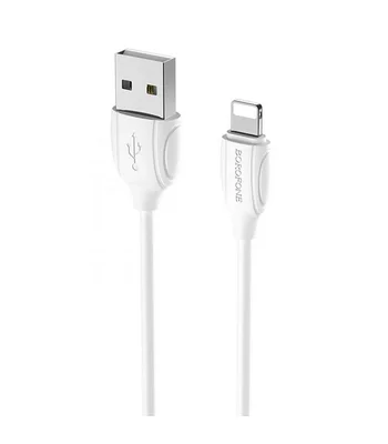 Дата кабель Borofone BX19 USB to Lightning (1m) Білий