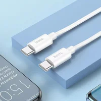 Дата кабель Hoco X87 Magic Type-C to Type-C PD 60W (1m) White